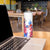 Puerto Rico Skinny Tumbler with Coqui Frog, Hibiscus Flowers, and Flag Landmark Design - Wonder Print Shop