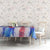 Puerto Rico Tablecloth with Coqui Frog, Hibiscus Flowers, and Flag Landmark Design - Wonder Print Shop