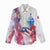 Puerto Rico Women Casual Shirt with Coqui Frog, Hibiscus Flowers, and Flag Landmark Design - Wonder Print Shop