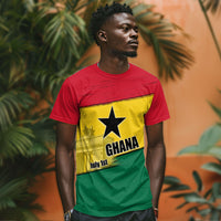 Ghana Republic Day T shirt Ghanaian Pride Flag Colors With Coat Of Arms And Black Star