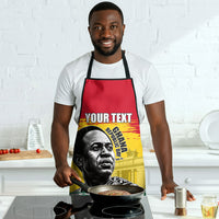 Personalized Ghana Republic Day Apron Kwame Nkrumah Vintage Portrait Art - July 1st Theme