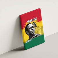 Personalized Ghana Republic Day Canvas Wall Art Kwame Nkrumah Vintage Portrait Art - July 1st Theme