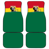 Personalized Ghana Republic Day Car Mats Kwame Nkrumah Vintage Portrait Art - July 1st Theme