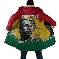 Personalized Ghana Republic Day Cloak Kwame Nkrumah Vintage Portrait Art - July 1st Theme