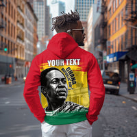 Personalized Ghana Republic Day Hoodie Kwame Nkrumah Vintage Portrait Art - July 1st Theme