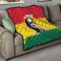Personalized Ghana Republic Day Quilt Kwame Nkrumah Vintage Portrait Art - July 1st Theme