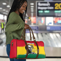 Personalized Ghana Republic Day Travel Bag Kwame Nkrumah Vintage Portrait Art - July 1st Theme