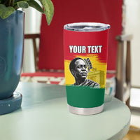 Personalized Ghana Republic Day Tumbler Cup Kwame Nkrumah Vintage Portrait Art - July 1st Theme
