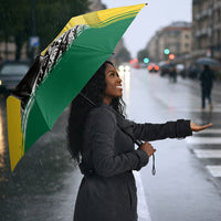 Personalized Ghana Republic Day Umbrella Kwame Nkrumah Vintage Portrait Art - July 1st Theme