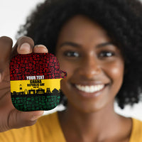 Personalized Ghana Republic Day AirPods Case Adinkra Pattern Heritage Silhouette African Culture Art