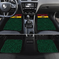 Personalized Ghana Republic Day Car Mats Adinkra Pattern Heritage Silhouette African Culture Art