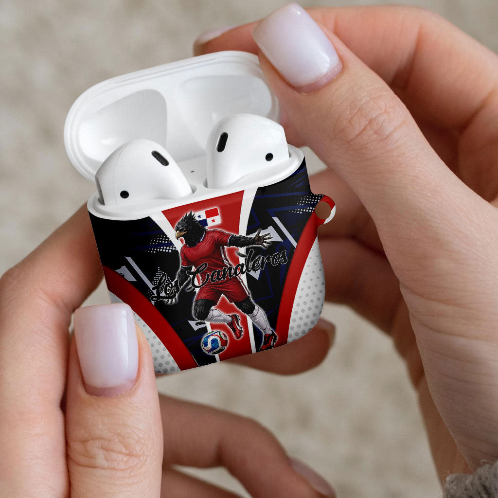 Panama Soccer Harpy Eagle AirPods Case Los Canaleros Football Mascot Fan