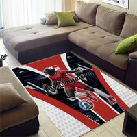 Panama Soccer Harpy Eagle Area Rug Los Canaleros Football Mascot Fan
