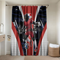 Panama Soccer Harpy Eagle Bathroom Set Los Canaleros Football Mascot Fan