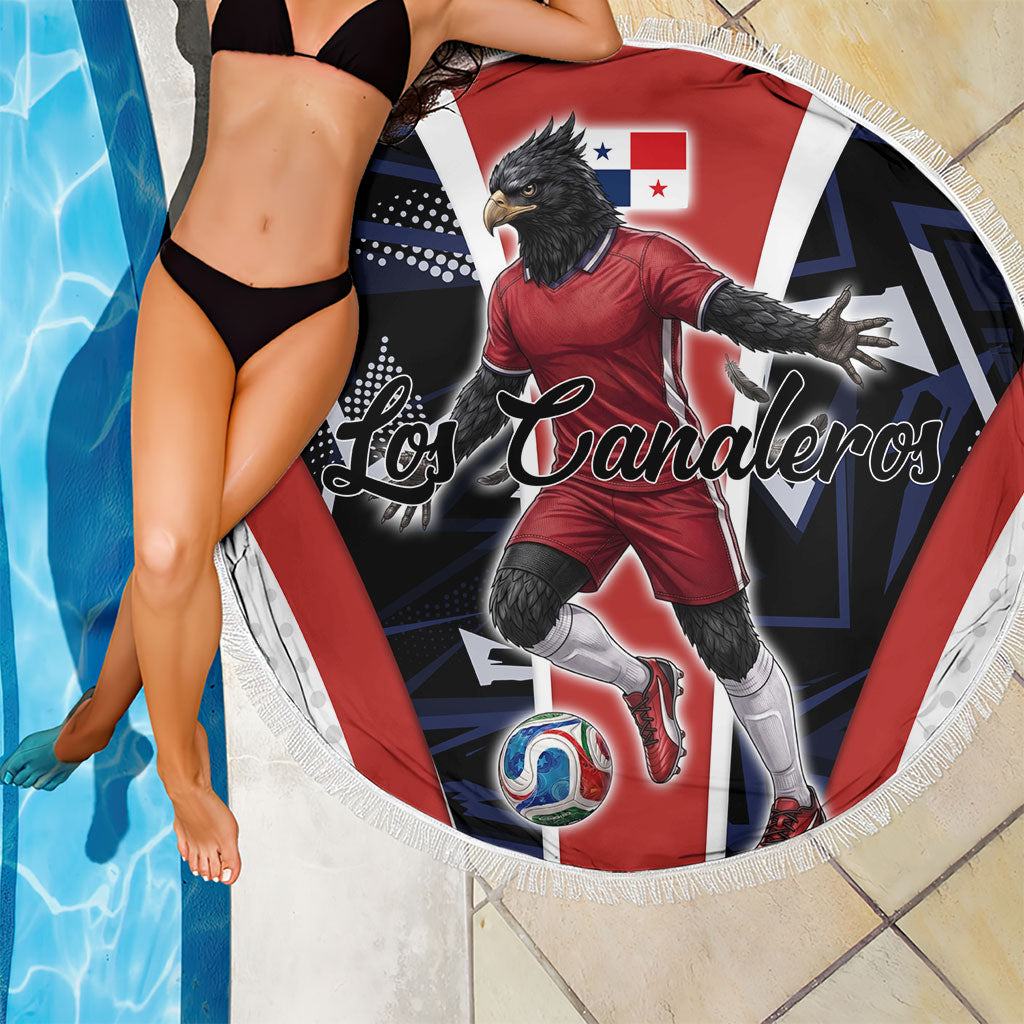 Panama Soccer Harpy Eagle Beach Blanket Los Canaleros Football Mascot Fan