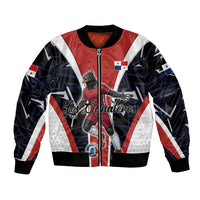 Personalized Panama Soccer Harpy Eagle Bomber Jacket Los Canaleros Football Mascot Fan