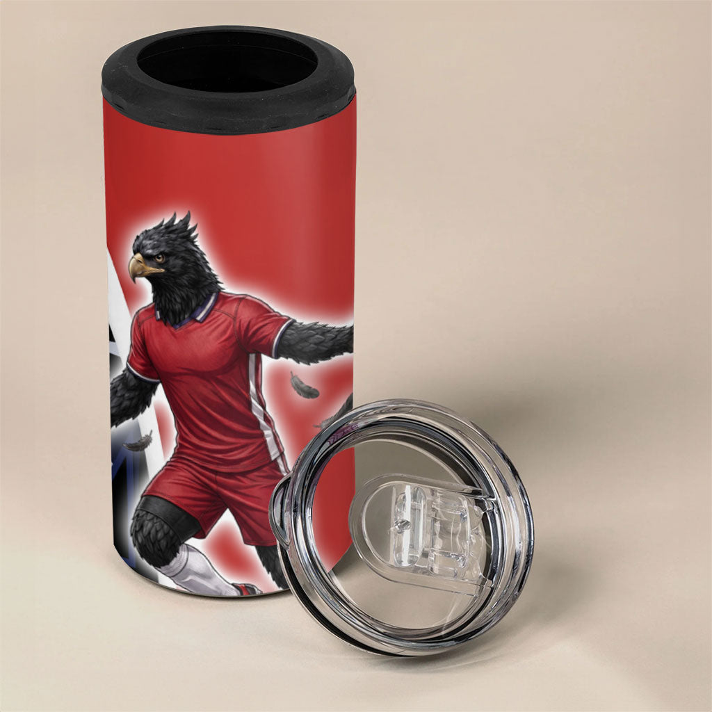 Personalized Panama Soccer Harpy Eagle 4 in 1 Can Cooler Tumbler Los Canaleros Football Mascot Fan
