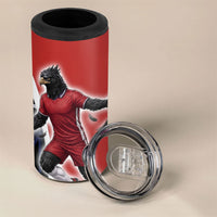 Personalized Panama Soccer Harpy Eagle 4 in 1 Can Cooler Tumbler Los Canaleros Football Mascot Fan