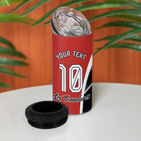 Personalized Panama Soccer Harpy Eagle 4 in 1 Can Cooler Tumbler Los Canaleros Football Mascot Fan