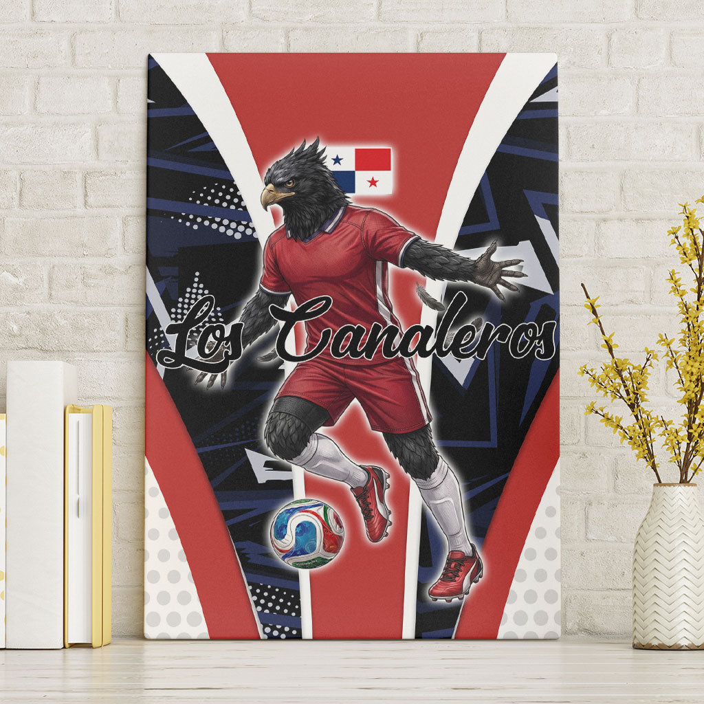 Panama Soccer Harpy Eagle Canvas Wall Art Los Canaleros Football Mascot Fan