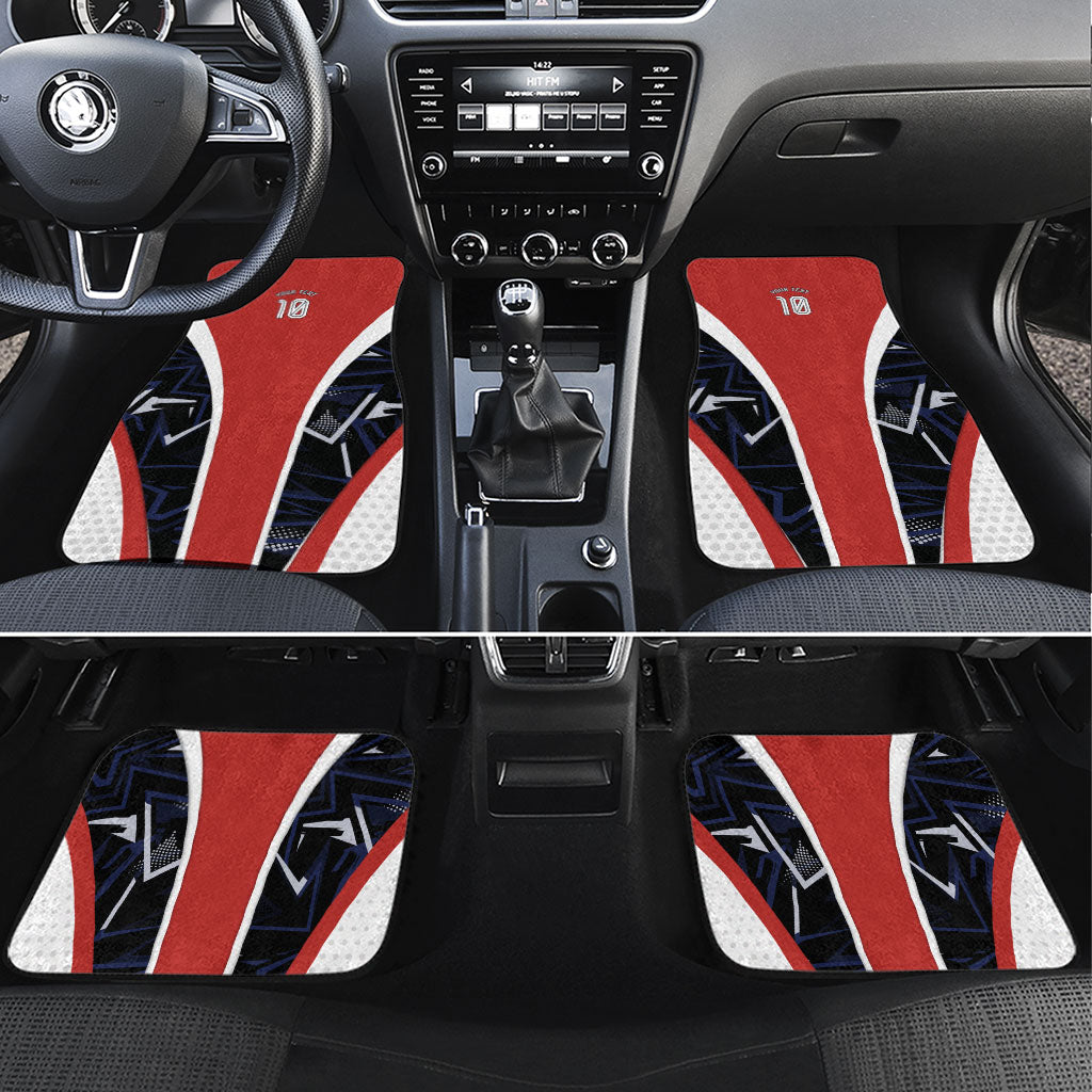 Personalized Panama Soccer Harpy Eagle Car Mats Los Canaleros Football Mascot Fan