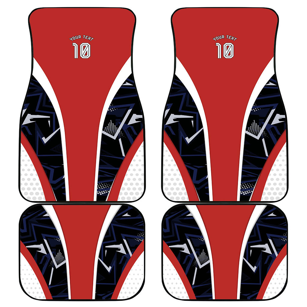 Personalized Panama Soccer Harpy Eagle Car Mats Los Canaleros Football Mascot Fan