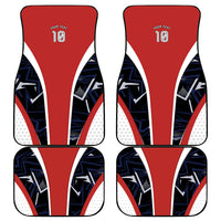 Personalized Panama Soccer Harpy Eagle Car Mats Los Canaleros Football Mascot Fan