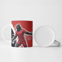 Personalized Panama Soccer Harpy Eagle Ceramic Mug Los Canaleros Football Mascot Fan