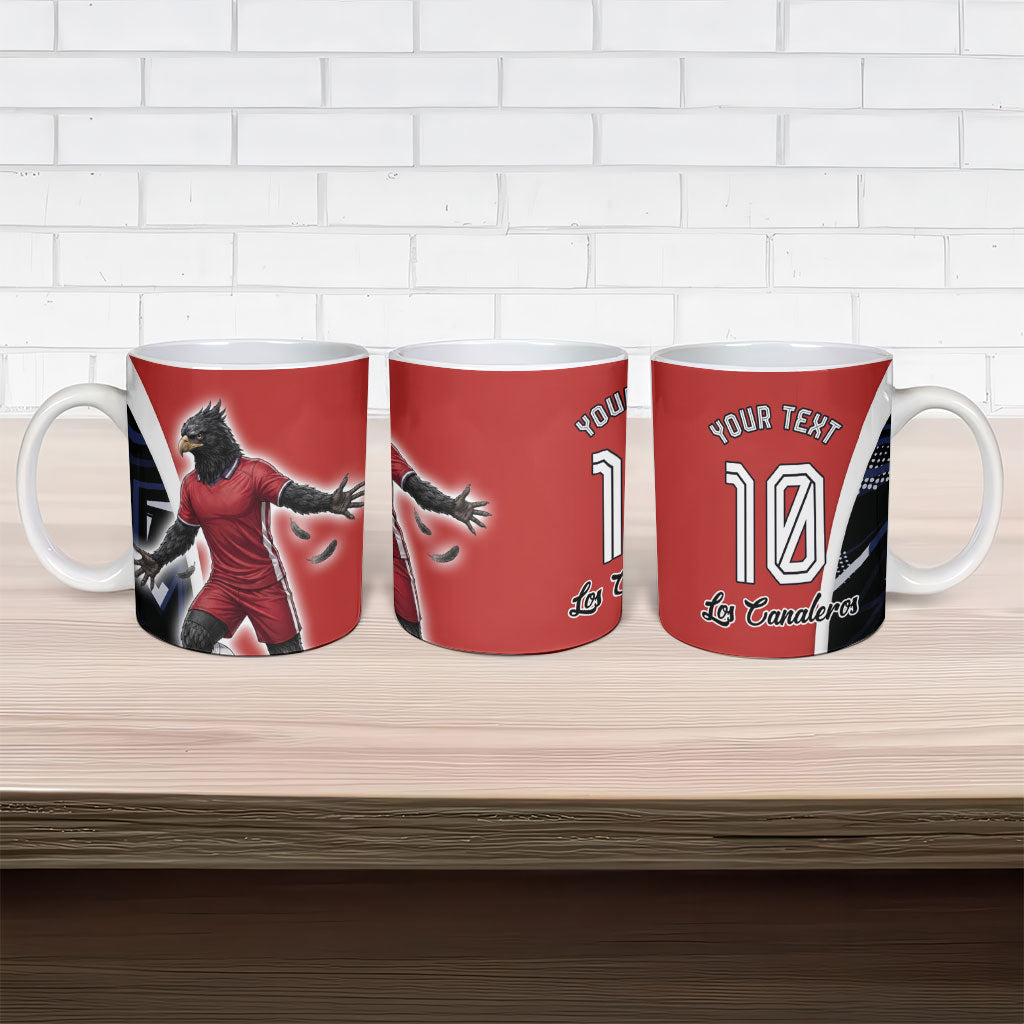 Personalized Panama Soccer Harpy Eagle Ceramic Mug Los Canaleros Football Mascot Fan