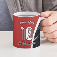 Personalized Panama Soccer Harpy Eagle Ceramic Mug Los Canaleros Football Mascot Fan