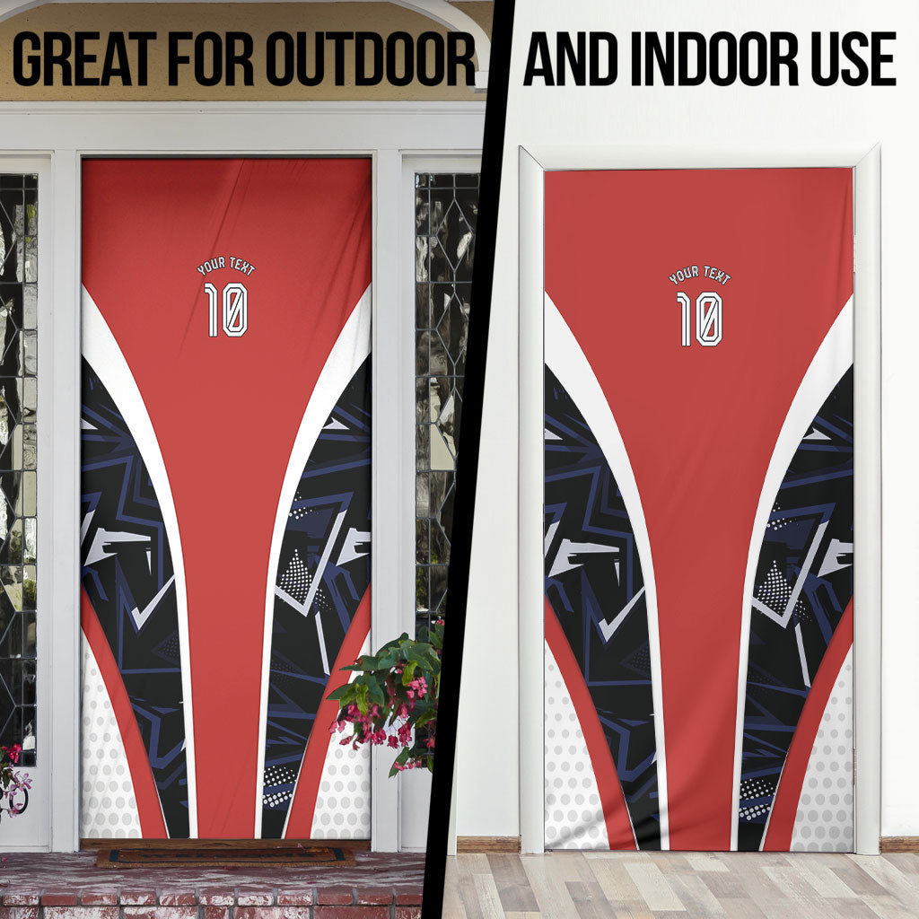 Personalized Panama Soccer Harpy Eagle Door Cover Los Canaleros Football Mascot Fan