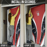 Personalized Panama Soccer Harpy Eagle Door Cover Los Canaleros Football Mascot Fan
