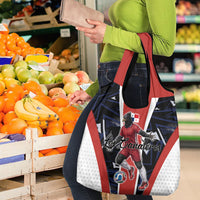Panama Soccer Harpy Eagle Grocery Bag Los Canaleros Football Mascot Fan