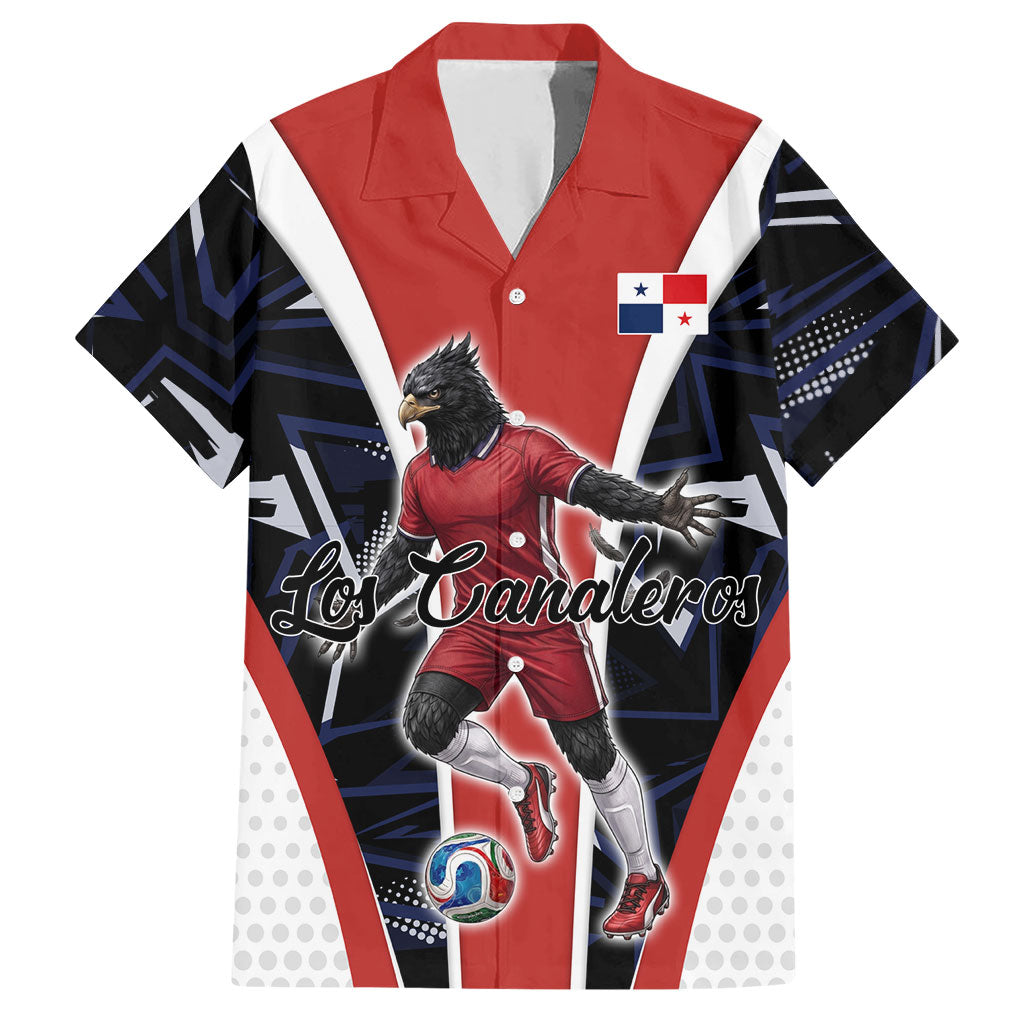 Personalized Panama Soccer Harpy Eagle Hawaiian Shirt Los Canaleros Football Mascot Fan