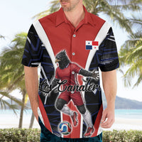Personalized Panama Soccer Harpy Eagle Hawaiian Shirt Los Canaleros Football Mascot Fan