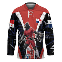 Personalized Panama Soccer Harpy Eagle Hockey Jersey Los Canaleros Football Mascot Fan