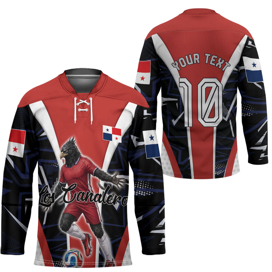 Personalized Panama Soccer Harpy Eagle Hockey Jersey Los Canaleros Football Mascot Fan