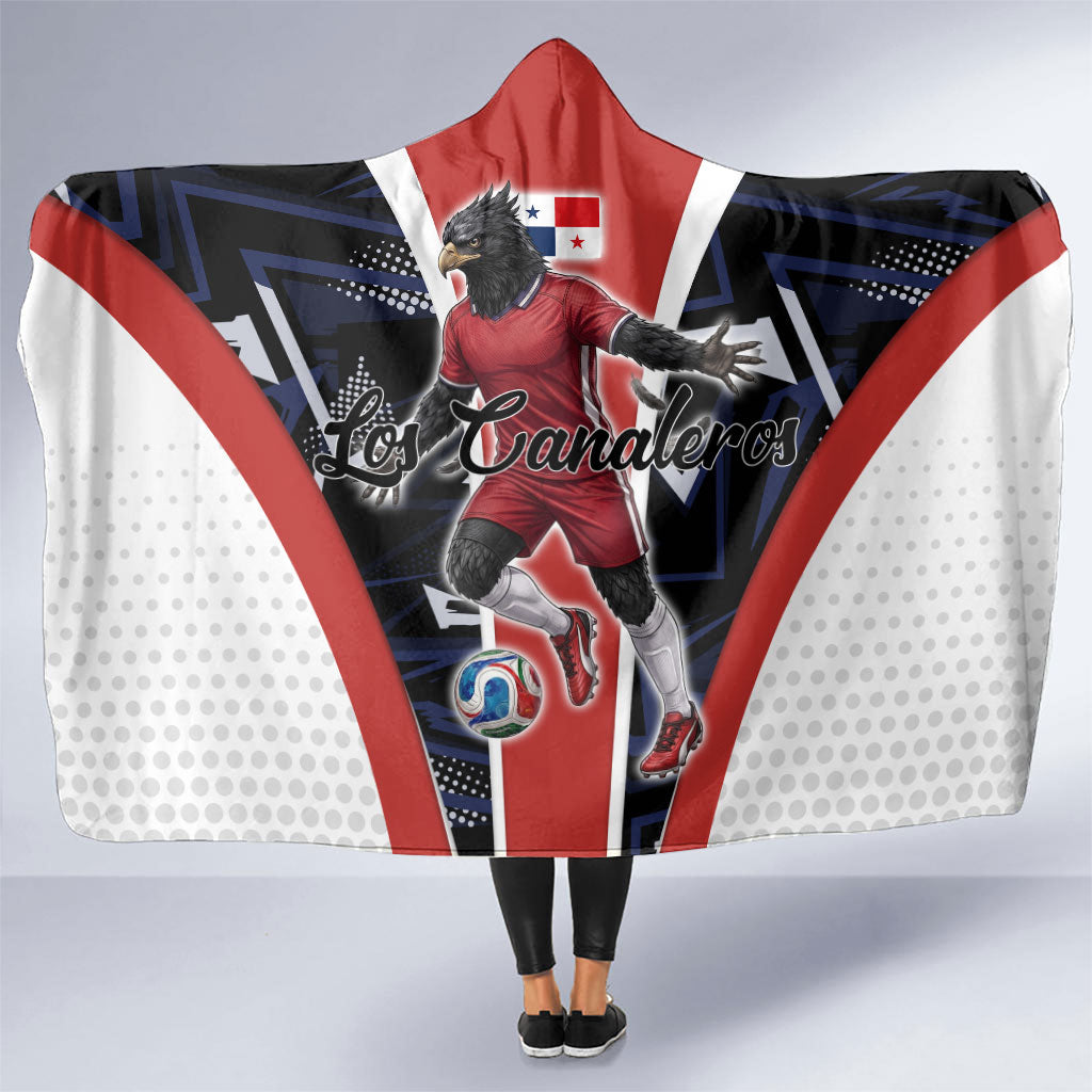 Panama Soccer Harpy Eagle Hooded Blanket Los Canaleros Football Mascot Fan