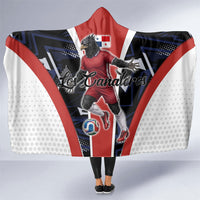 Panama Soccer Harpy Eagle Hooded Blanket Los Canaleros Football Mascot Fan