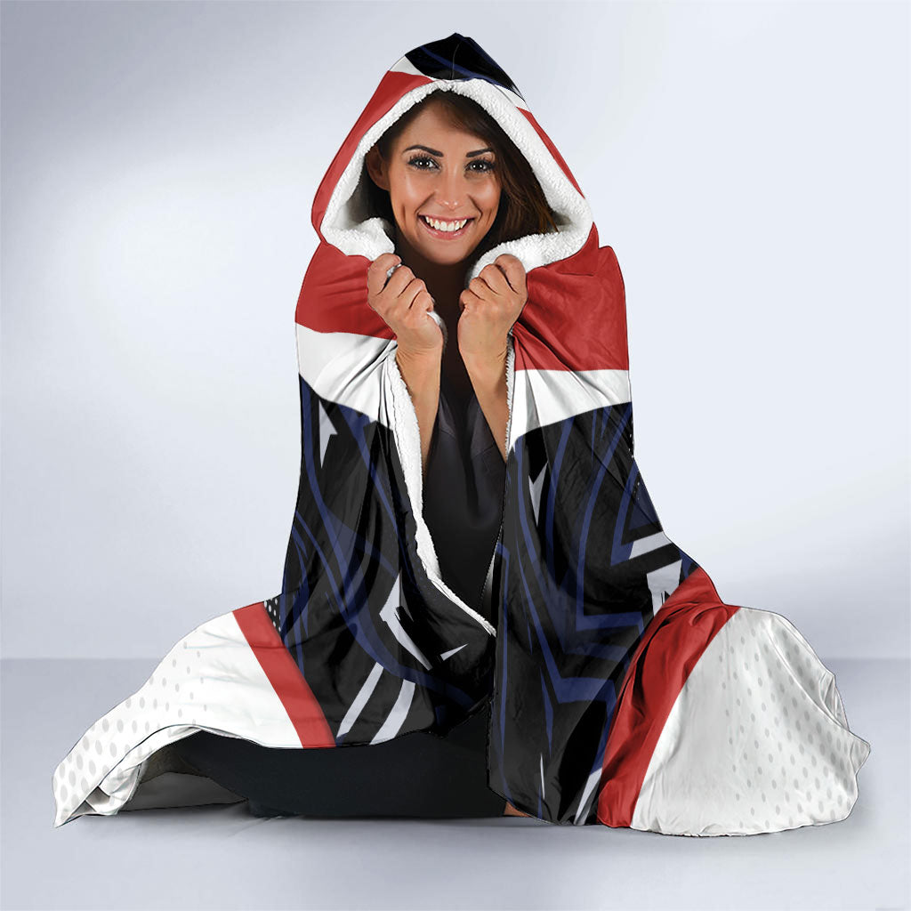 Panama Soccer Harpy Eagle Hooded Blanket Los Canaleros Football Mascot Fan