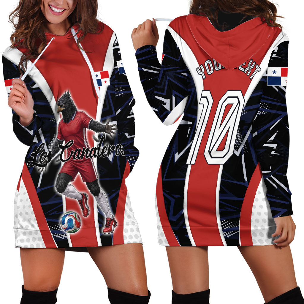 Personalized Panama Soccer Harpy Eagle Hoodie Dress Los Canaleros Football Mascot Fan