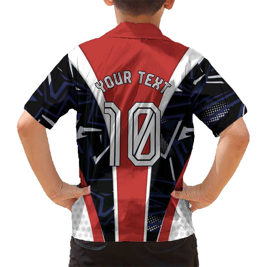 Personalized Panama Soccer Harpy Eagle Kid Hawaiian Shirt Los Canaleros Football Mascot Fan