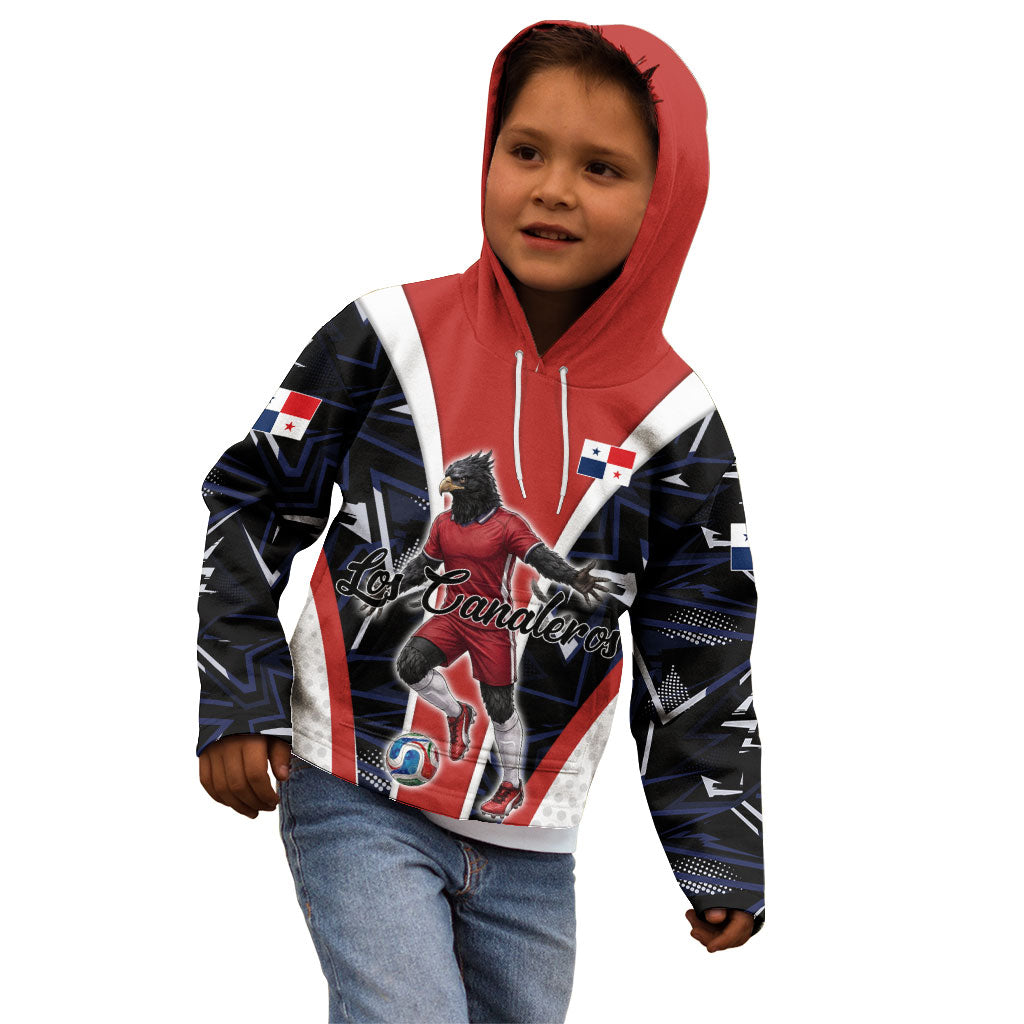 Personalized Panama Soccer Harpy Eagle Kid Hoodie Los Canaleros Football Mascot Fan