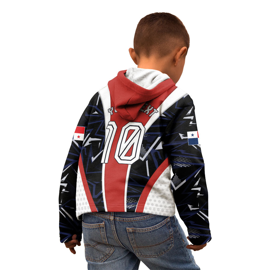Personalized Panama Soccer Harpy Eagle Kid Hoodie Los Canaleros Football Mascot Fan