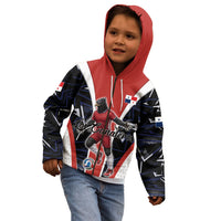Personalized Panama Soccer Harpy Eagle Kid Hoodie Los Canaleros Football Mascot Fan
