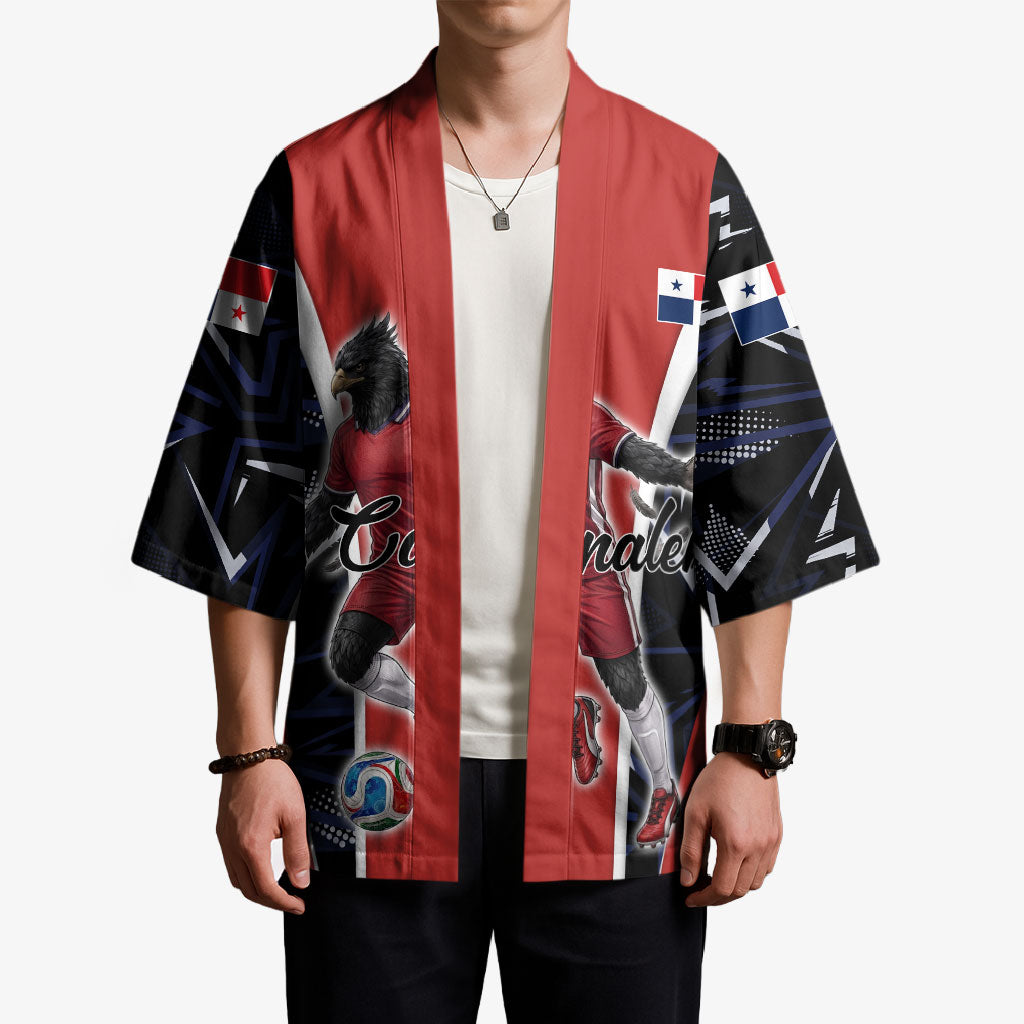 Personalized Panama Soccer Harpy Eagle Kimono Los Canaleros Football Mascot Fan