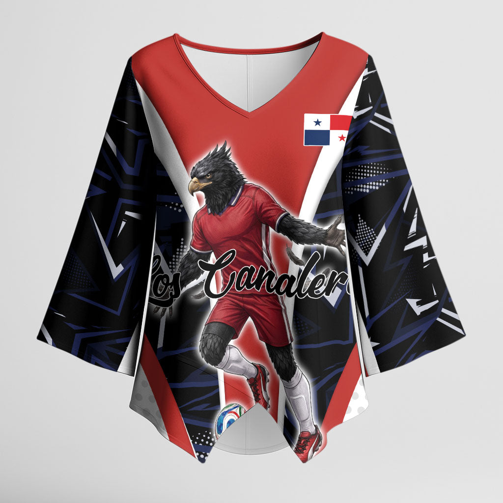 Personalized Panama Soccer Harpy Eagle Kimono Sleeve Blouse Los Canaleros Football Mascot Fan