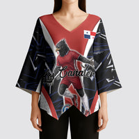 Personalized Panama Soccer Harpy Eagle Kimono Sleeve Blouse Los Canaleros Football Mascot Fan
