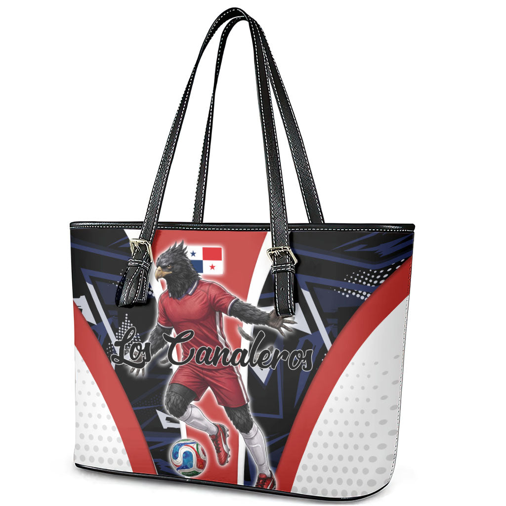 Panama Soccer Harpy Eagle Leather Tote Bag Los Canaleros Football Mascot Fan