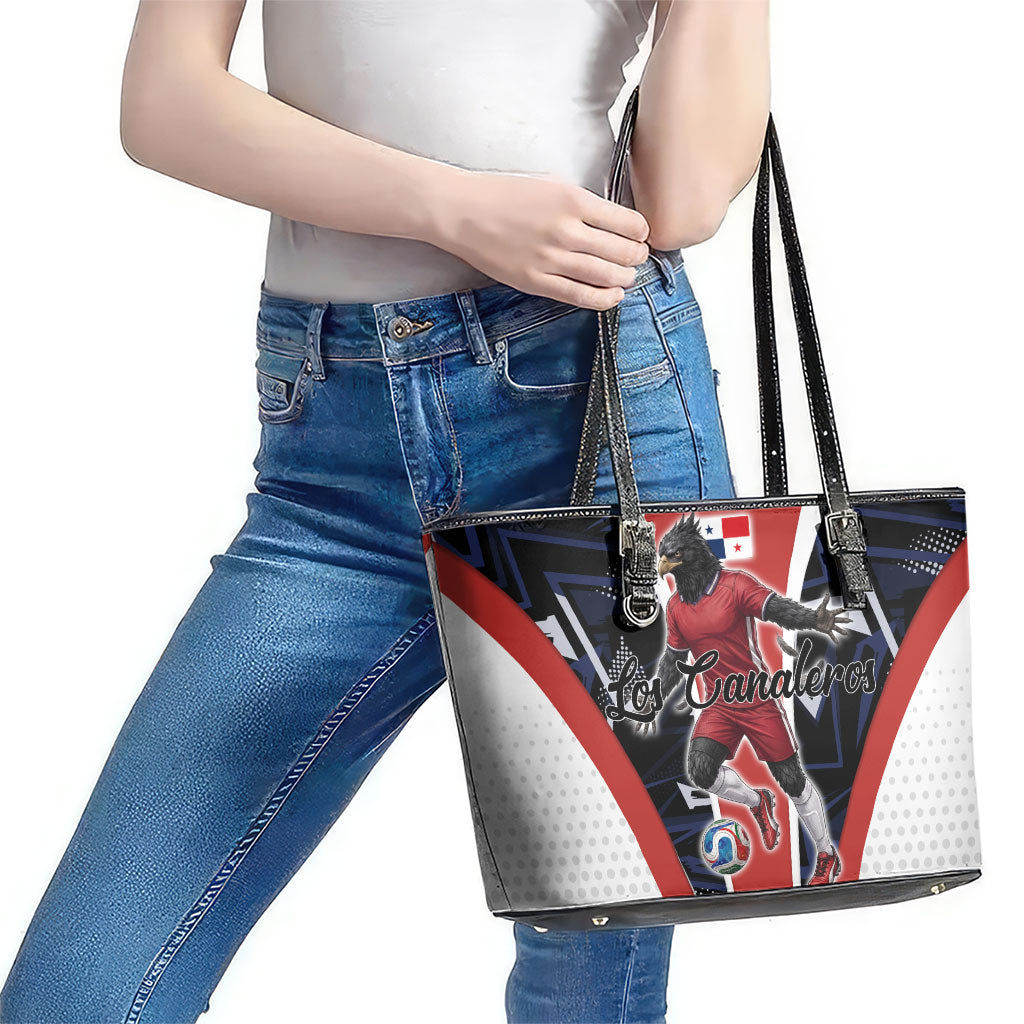Panama Soccer Harpy Eagle Leather Tote Bag Los Canaleros Football Mascot Fan